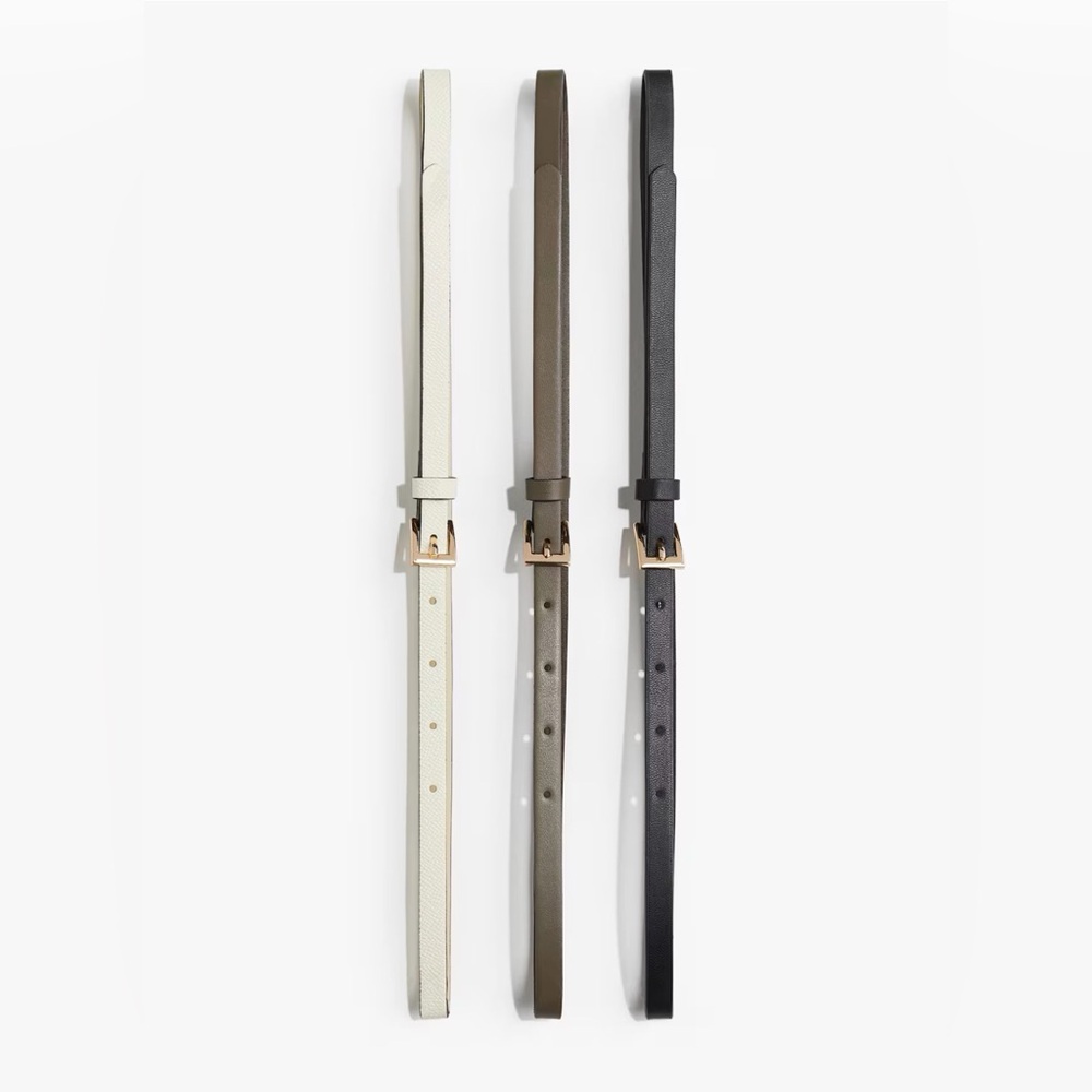 H&M 3-pack Narrow Belts